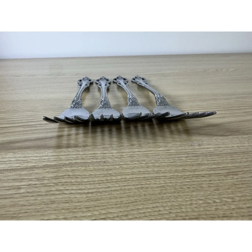 Vintage Stanley Roberts Lady JoAnn Dinner Forks Set of 4 Stainless Japan